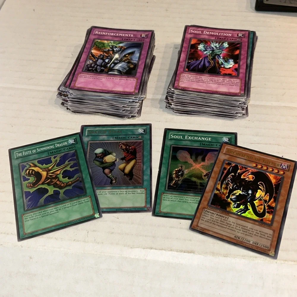 Yu-Gi-Oh Card Lot 178‎ Cards Mixed Commons Rares Konami Vintage Cards E3